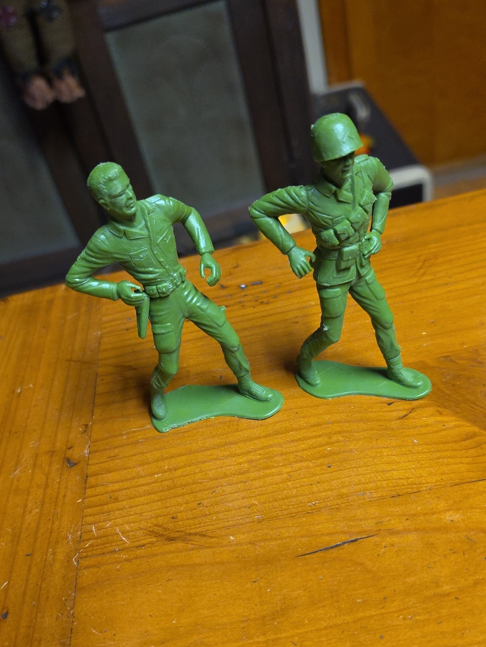 Vintagee 5 Inch Green Army Soldier Toy Figures – Pack of 2